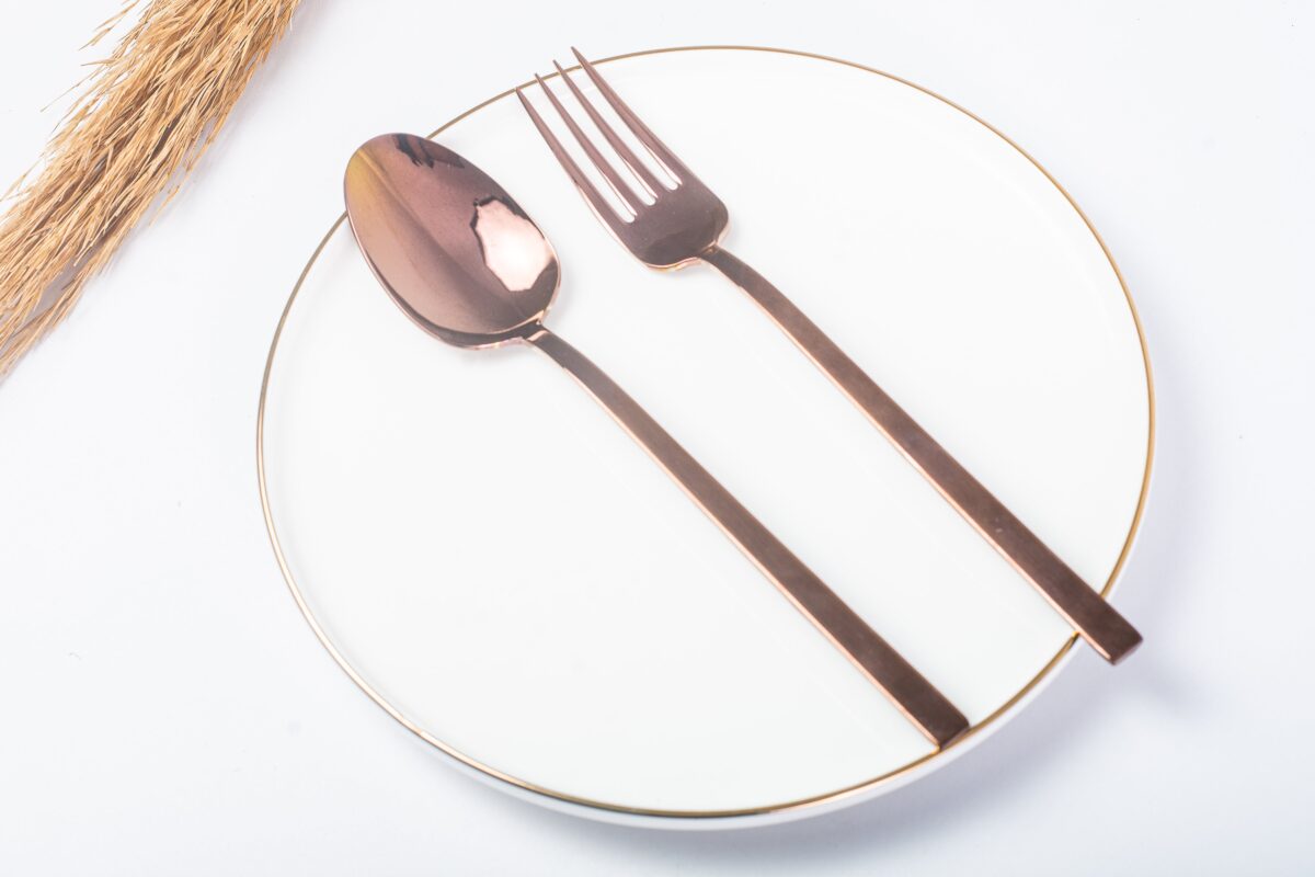 طقم معالق تركي onur 90PCكود / ASPENDOS COPPER TITANIUM - Image 3