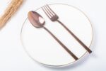 طقم معالق تركي onur 90PCكود / ASPENDOS COPPER TITANIUM - Image 3