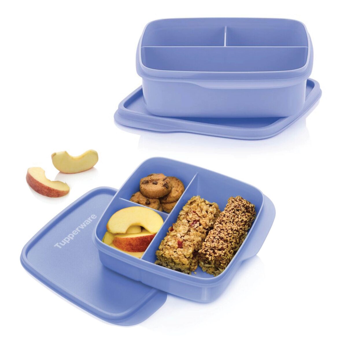 Divided Lunch box 550 ml Set (2) - Image 1