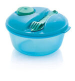 Salad On The Go 1.5L + Mini Container 60 ml + Fork n Knife - Image 2