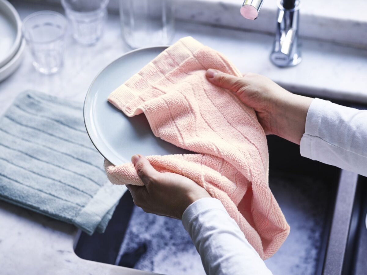 Recycled Microfibers Dish Drying Towel (2) - Image 2