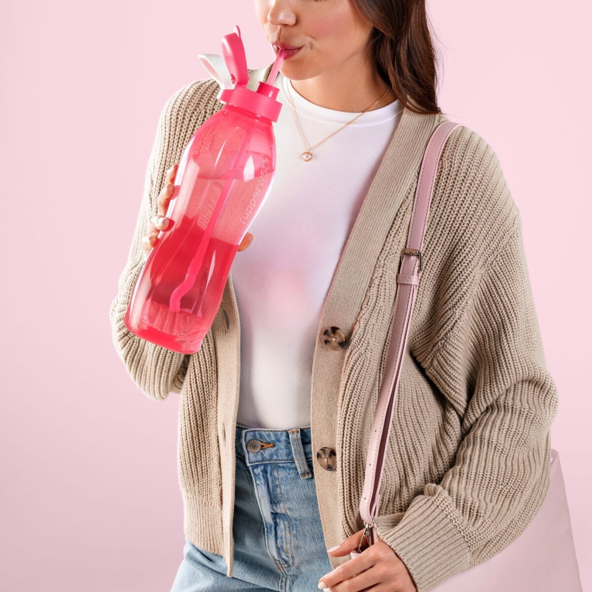 Pink Bottle 2L with Straw - Image 6