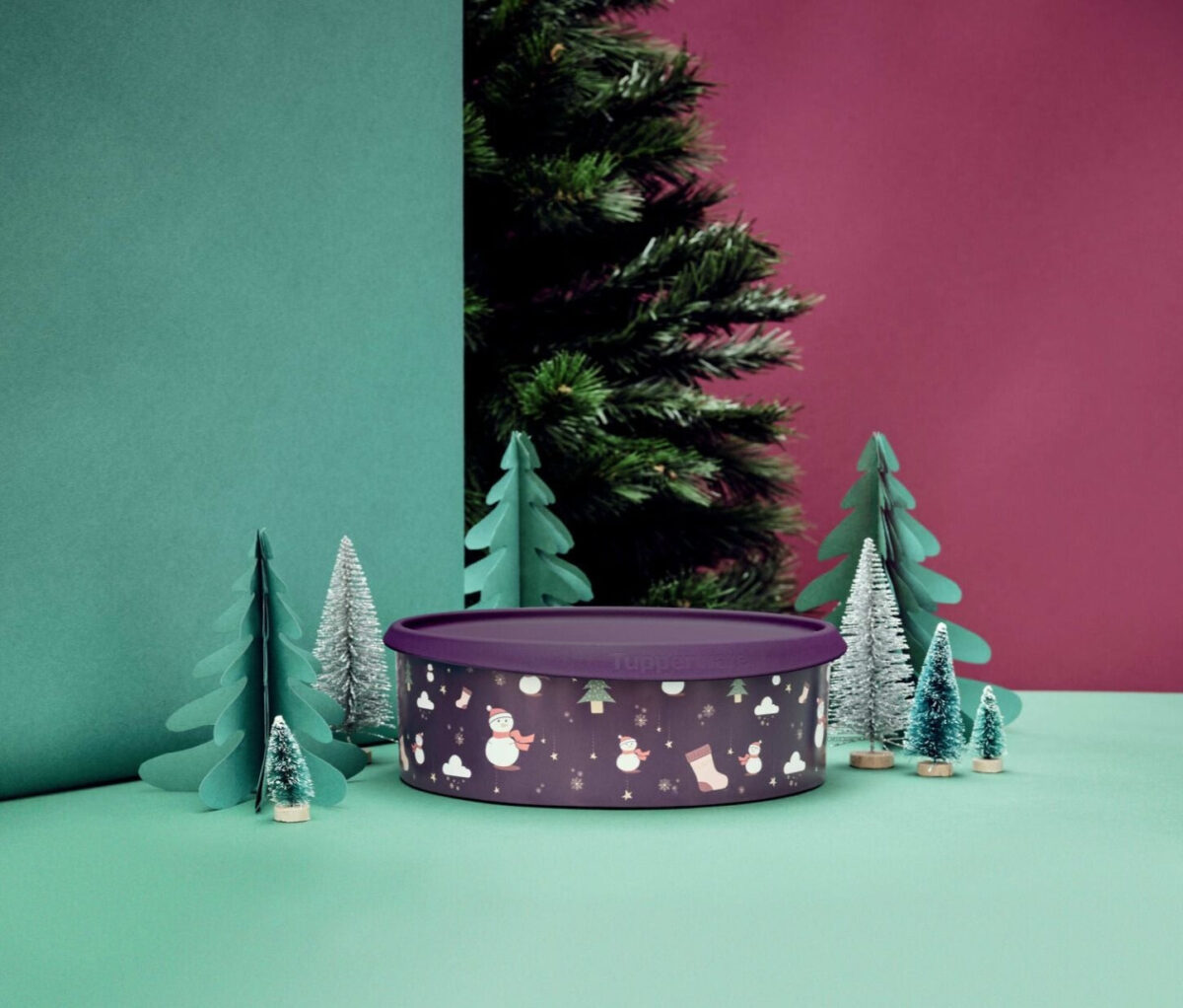 Xmas Cookie Canister 2.4L - Image 2