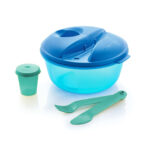 Salad On The Go 1.5L + Mini Container 60 ml + Fork n Knife