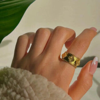 Embossed Ring