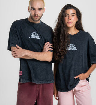 Anywhere & Everywhere Acid Washed Oversized Tee