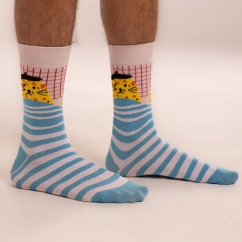 Artsy Cat Neck Socks