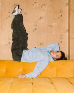 Baby Blue Acid Washed Hoodie - Image 3