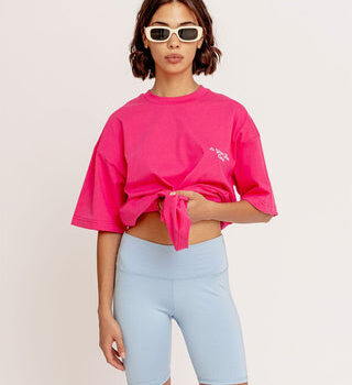 Baby Blue Biker Short