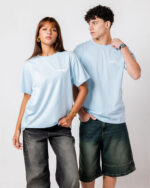 Baby Blue IYS Printed Regular Tee