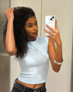 Baby Blue Wrinkled Top