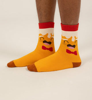 Baked Gingy Fluffy Socks