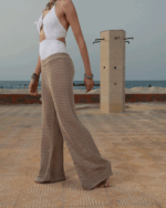 Beige Crochet Pants - Image 3