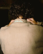 Beige Cropped Polar Sweater - Image 3