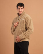 Beige Fleece Jacket - Image 5