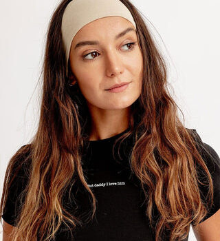 Beige Headband