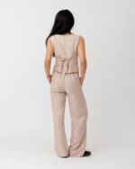 Beige Linen Pants - Image 3