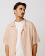 Beige Short Sleeve Shirt - Image 4