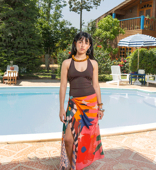 Bird Breeze Maxi Flowy Wrap