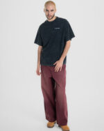Black Acid Washed Oversized Tee - Image 2