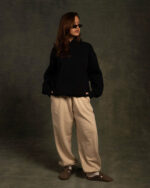 Black Basic Hoodie - Image 3