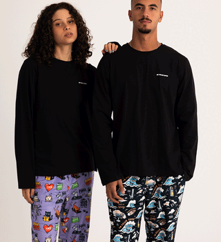 Black Basic Long Sleeve Tee