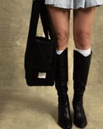 Black Boxy Tote Bag - Image 2