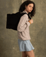 Black Boxy Tote Bag - Image 5