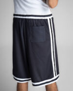 Black Cairo Jersey Shorts - Image 3