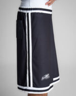 Black Cairo Jersey Shorts - Image 4