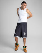 Black Cairo Jersey Shorts