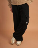 Black Cargo Swants - Image 2