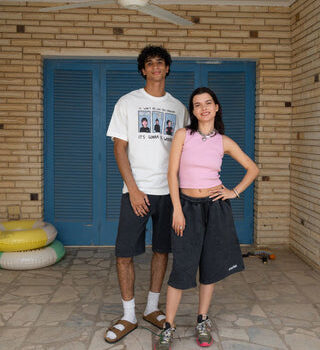 Black Cotton Jorts