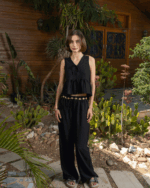 Black Crinkled Set