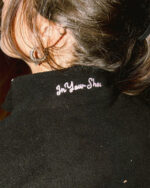 Black Cropped Polar Sweater - Image 3