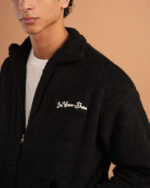 Black Fleece Jacket - Image 8