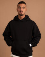 Black Heavy Boxy Hoodie - Image 3