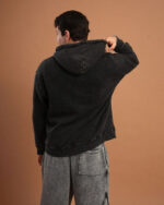 Black IYS Washed Hoodie - Image 9
