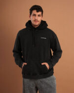 Black IYS Washed Hoodie - Image 6