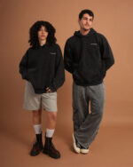 Black IYS Washed Hoodie - Image 2