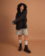 Black IYS Washed Hoodie - Image 3