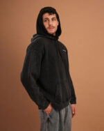 Black IYS Washed Hoodie - Image 8