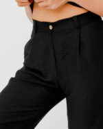 Black Linen Pants - Image 2