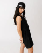 Black Linen Shorts - Image 3