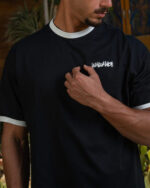 Black Retro Oversized Tee - Image 3