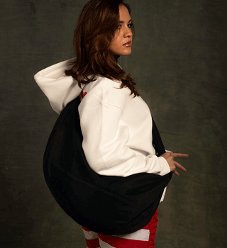 Black Slouchy Sling Bag