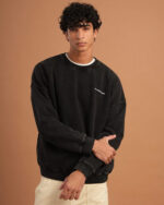 Black Washed Crewneck - Image 4