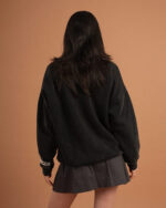 Black Washed Crewneck - Image 5