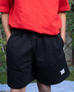 Black Wide-Leg Kids Sworts - Image 3