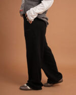 Black Wide Leg Swants - Image 4